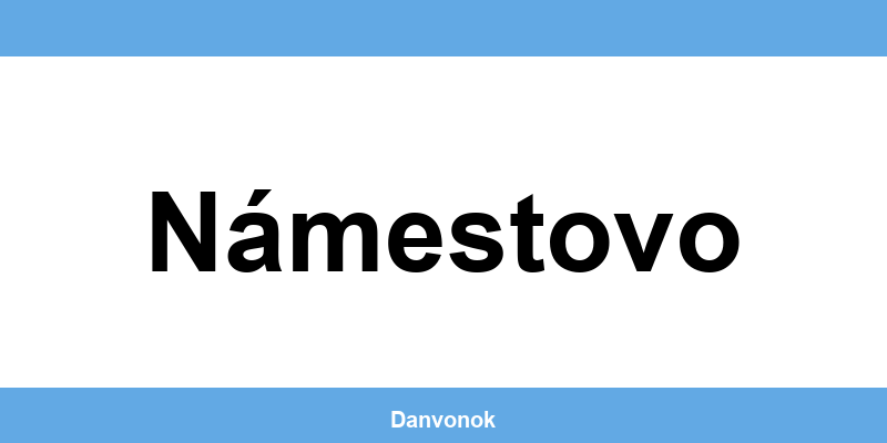 Daňový úrad v lokalite Námestovo – kontakt