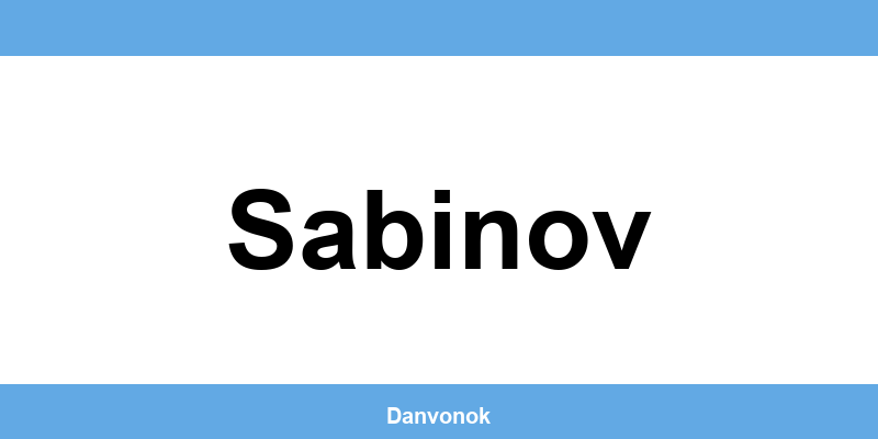 Daňový úrad v lokalite Sabinov – kontakt