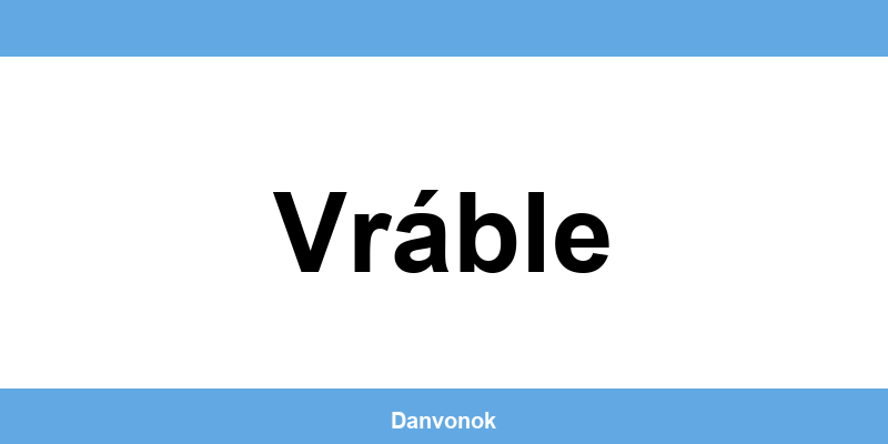 Daňový úrad v lokalite Vráble – kontakt